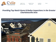 Tablet Screenshot of cvillehomeinspection.com